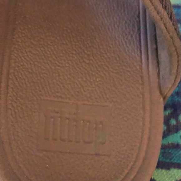 FitFlop  Electra Classic Wedge Sandals  Pewter Color - Picture 4 of 8